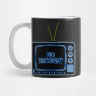 Retro TV | No Thought | Pop Art Mug